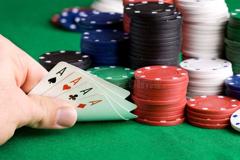 Win Poker royalty free stock photo
