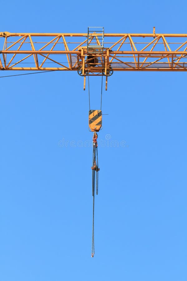 Winch of crane stock image. Image of hoisting, development 19680497