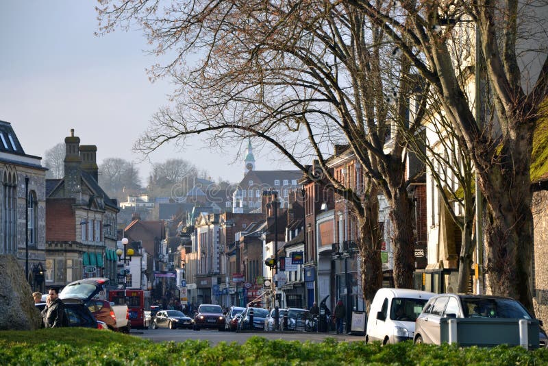 Winchester, Anglia fotografia stock Winchester, Anglia fotografia stock