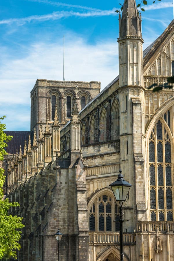 Winchester Cathedral in Hampshire royalty free stock photography Winchester Cathedral in Hampshire royalty free stock photography