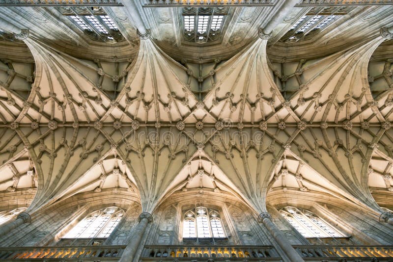 Winchester Cathedral vaulting royalty free stock photo Winchester Cathedral vaulting royalty free stock photo