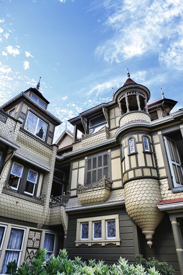 The Winchester Mystery House - the house number 525 on Winchester Boulevard in San Jose, California, USA, is now an extravagant tourist attraction.