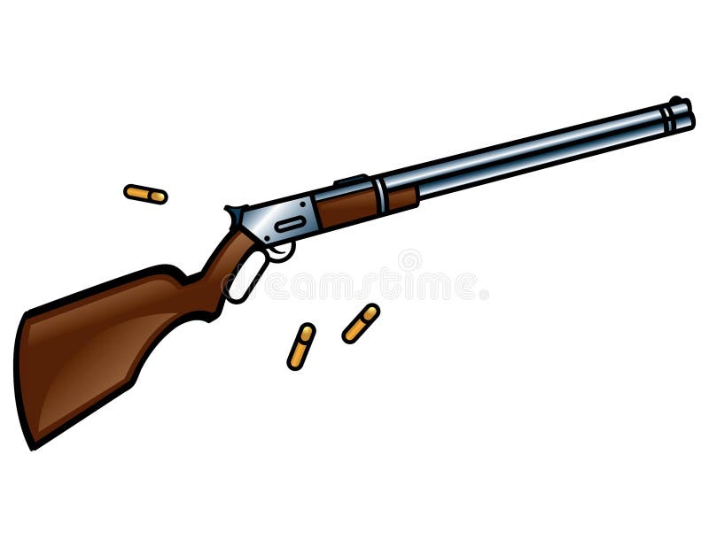 Winchester Rifle Drawing