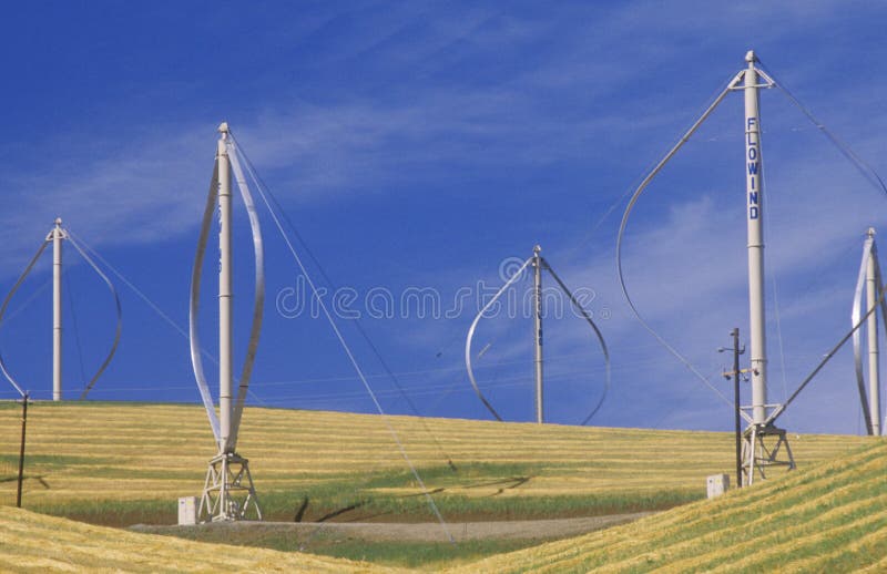 Wind Farm at Altamont Pass, CA Editorial Stock Image Image of farm