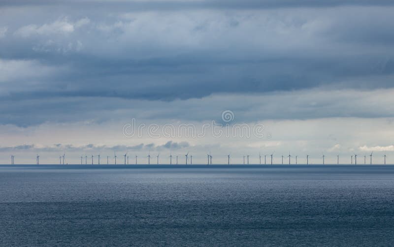 Wind Farm Offshore Brighton Stock Photo Image of brighton