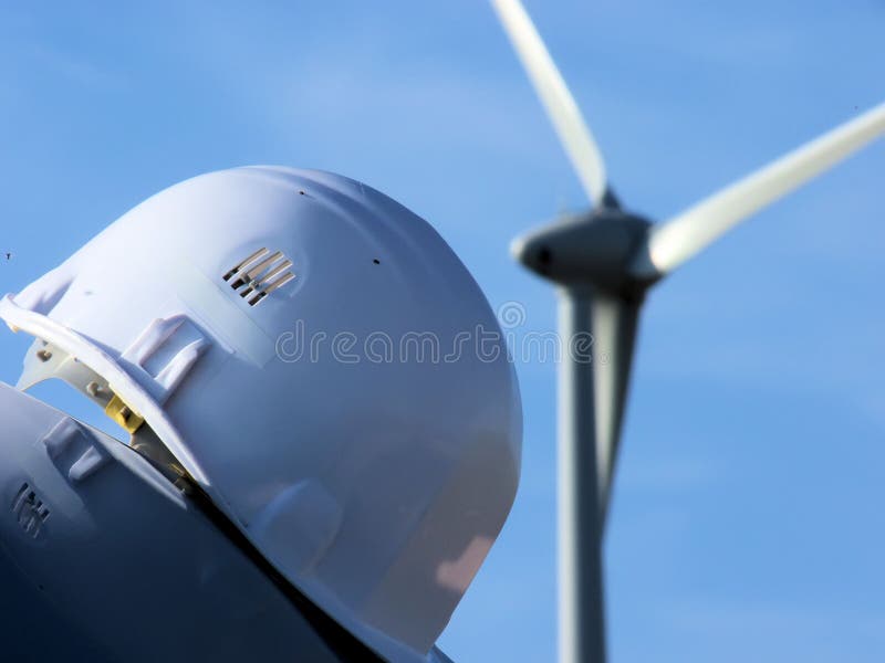 Wind mil and helmet