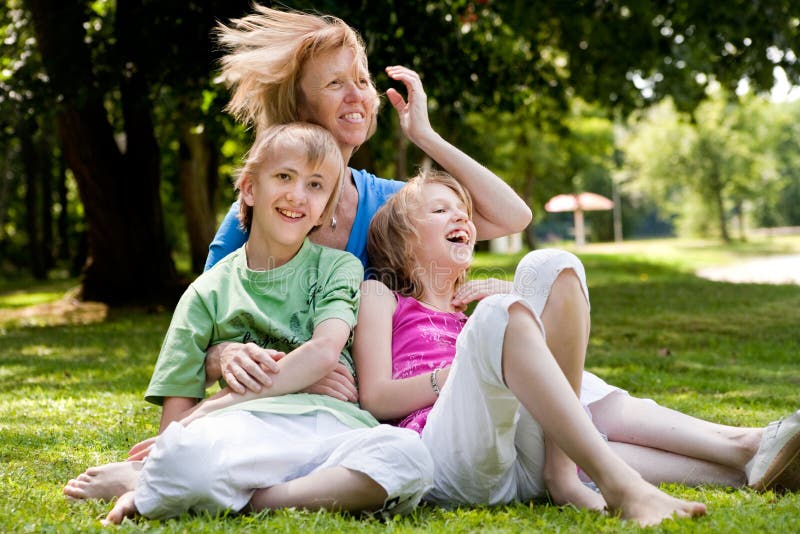 The wind in moms hair