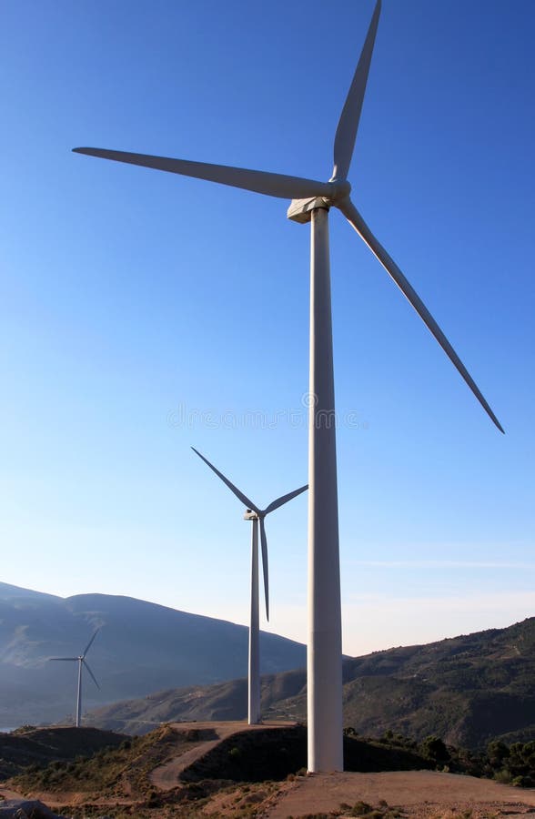 Wind Park in the Sierra Nevada, Andalusia, Spain