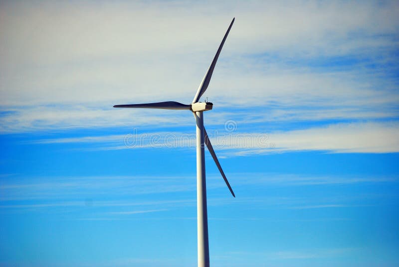 Wind power fan royalty free stock photos