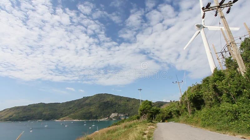 Wind power plants Island thailand,Phuket