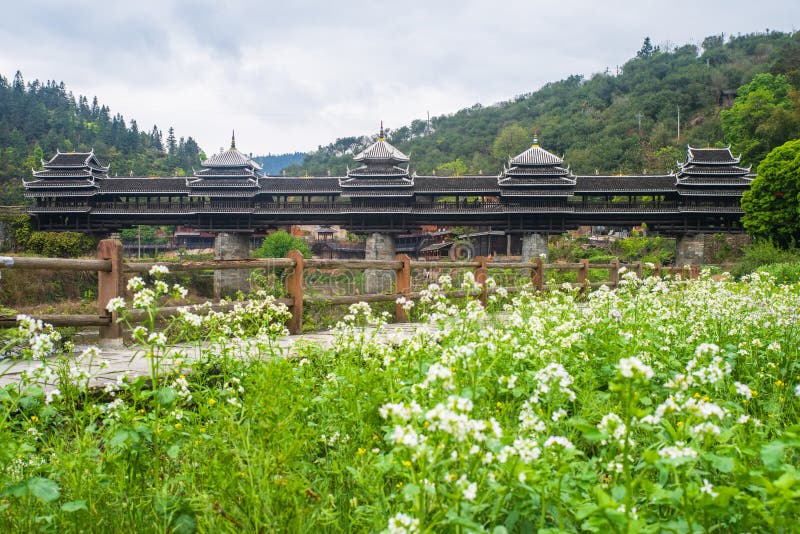 Wind and Rain Bridge of Dong Nationality