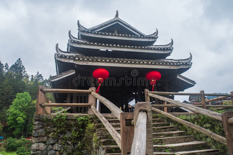 Wind and Rain Bridge of Dong Nationality