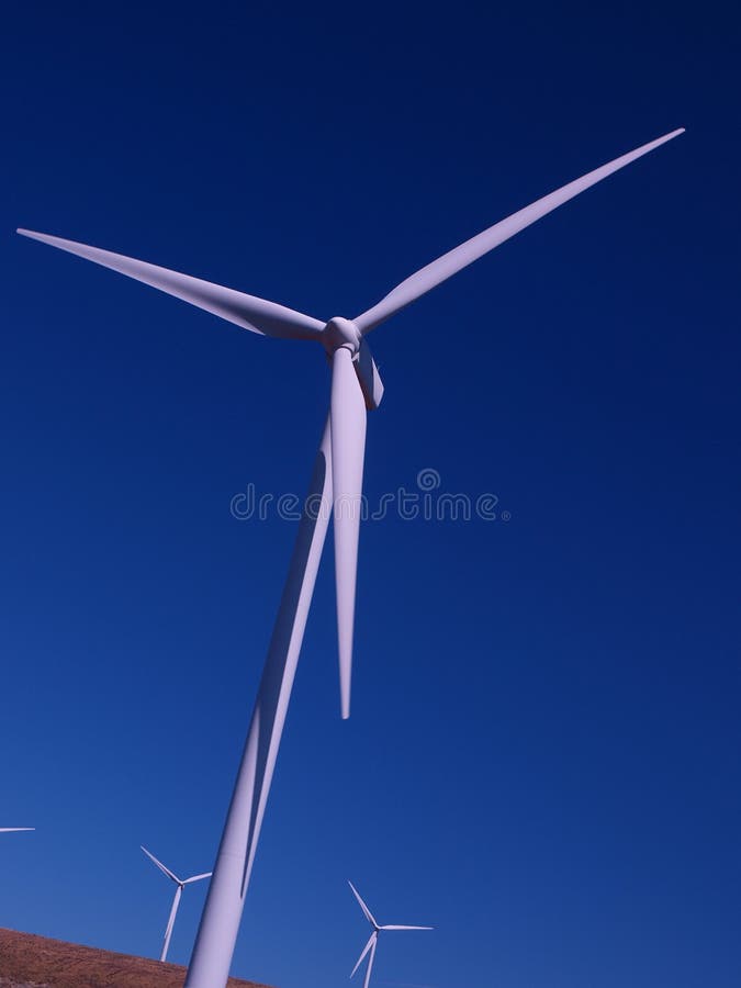 Wind turbine on the Wild Horse Wind Farm, Vantage, WA.