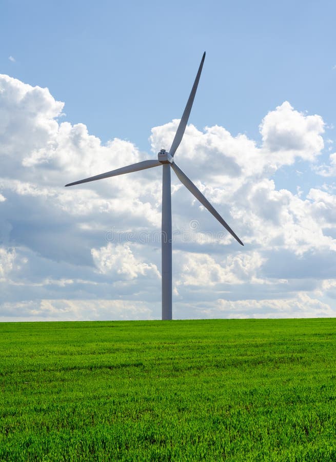 Wind turbine stock photography
