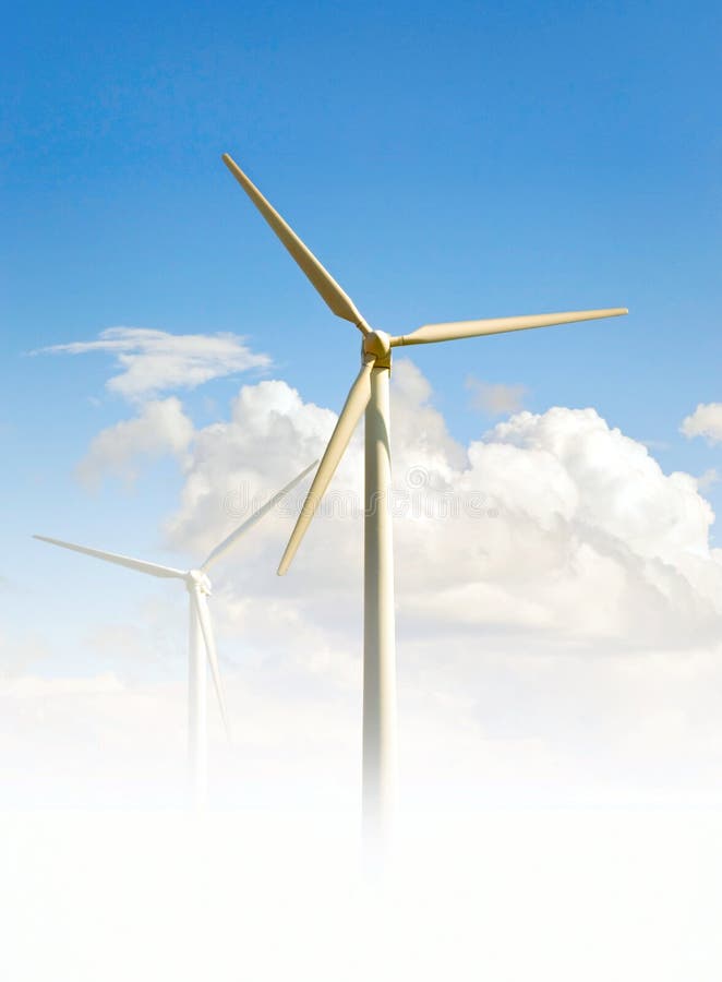 Wind turbine royalty free stock image