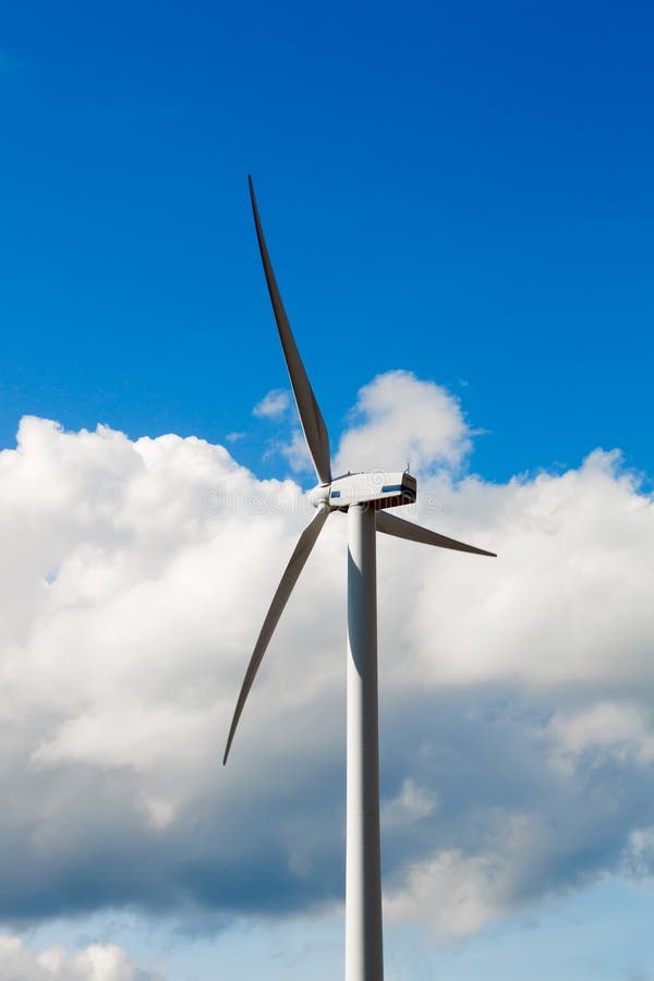Wind Turbine - alternative and green energy source royalty free stock image
