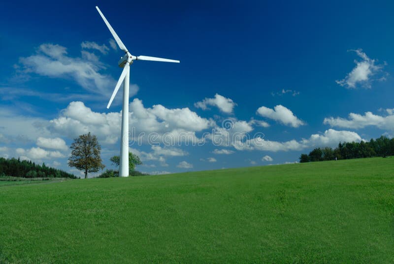 Wind turbine, panorama