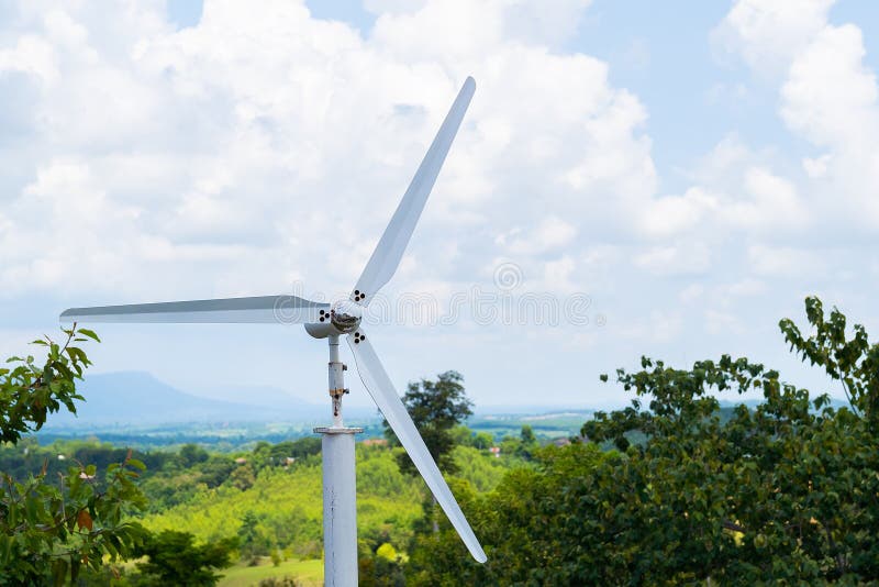 Wind Turbine, Renewable Energy Source of Future Stock Photo Image of