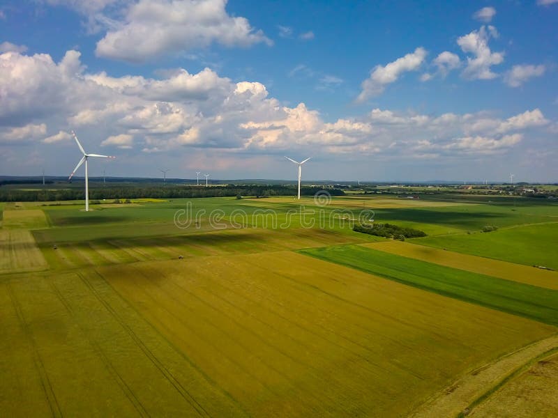 Wind Turbines In Rural Landscape. Texas wind energy turbines stock images, royalty-free photos and pictures