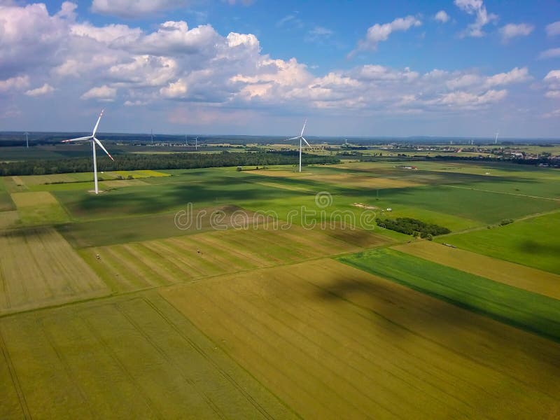 Wind Turbines In Rural Landscape. Texas wind energy turbines stock images, royalty-free photos and pictures