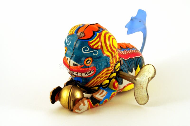 Wind-up toy Chinese dragon with key