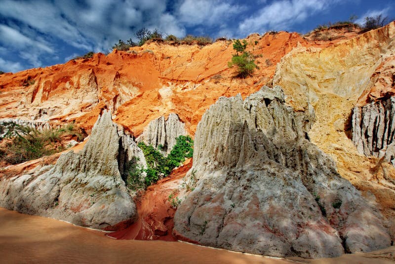 Wind And Water Erosion Has Created Stock Image Image of vertical, peak 14404139