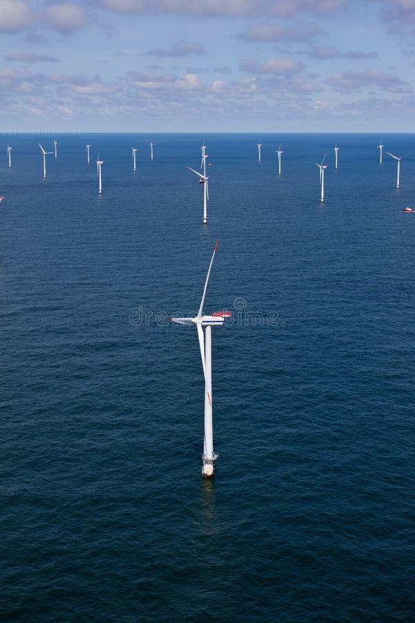 Windfarm extraterritorial image libre de droits Windfarm extraterritorial image libre de droits