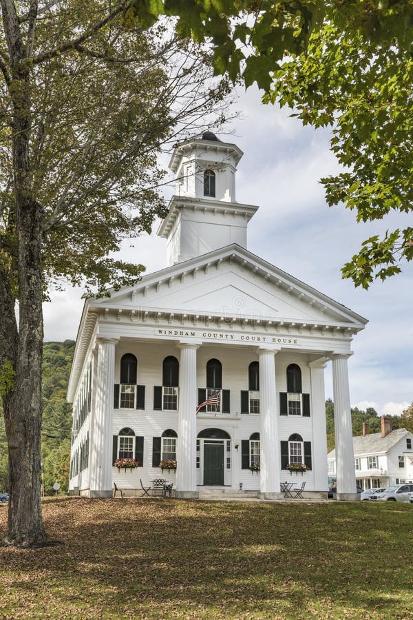 Windham Country Court House Historic City Hall in Pittsfield Stock Photo Image of historic
