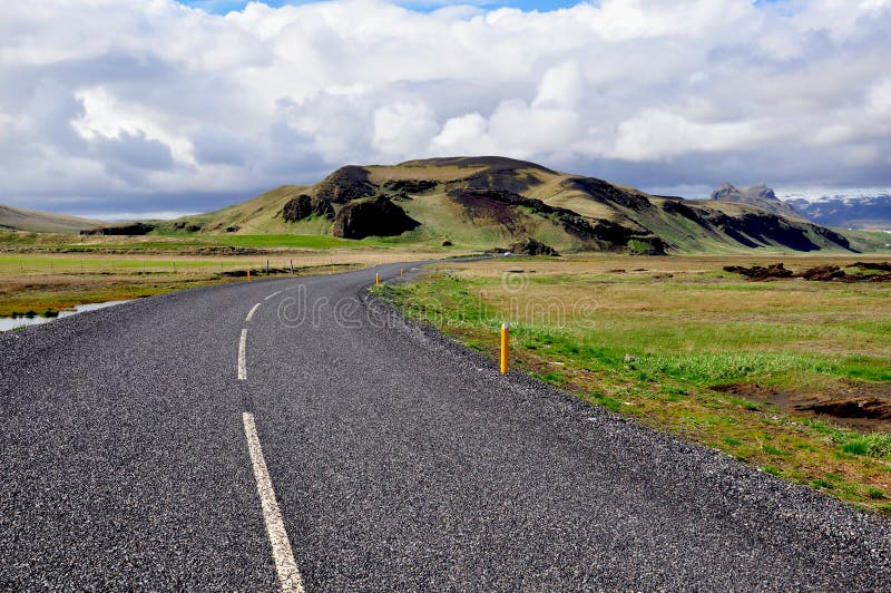 Winding Road in Iceland