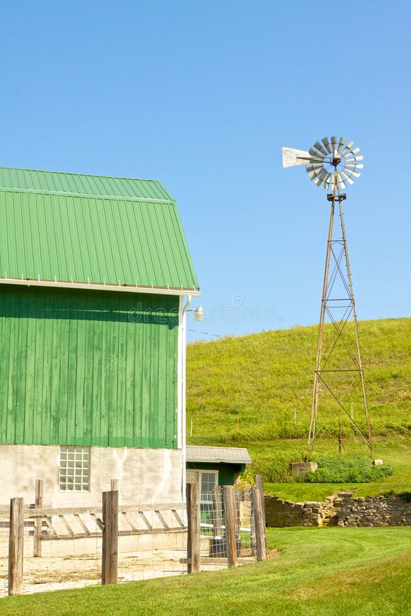 Windmill and Farmyard