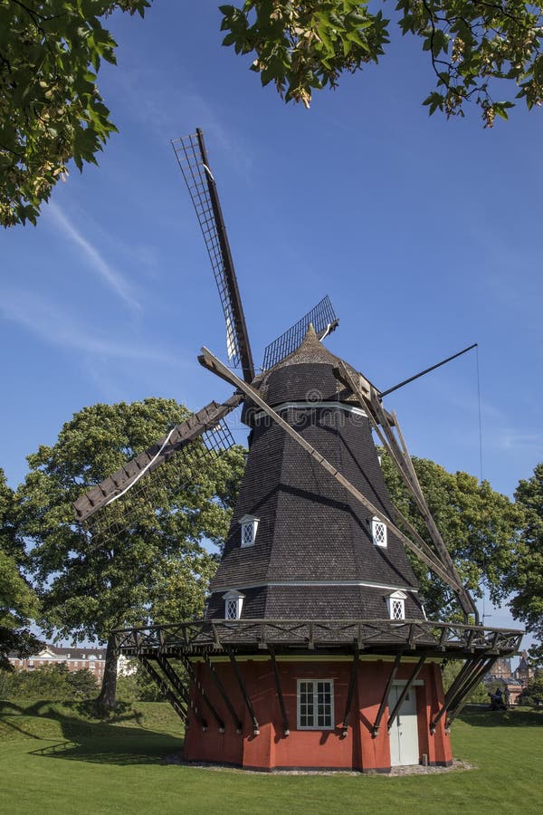 Windmill In The Kastellet - Copenhagen - Denmark Stock Photo - Image of ...