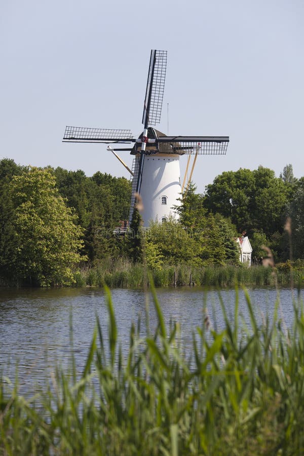 Windmill stock image. Image of building, architecture 32176945