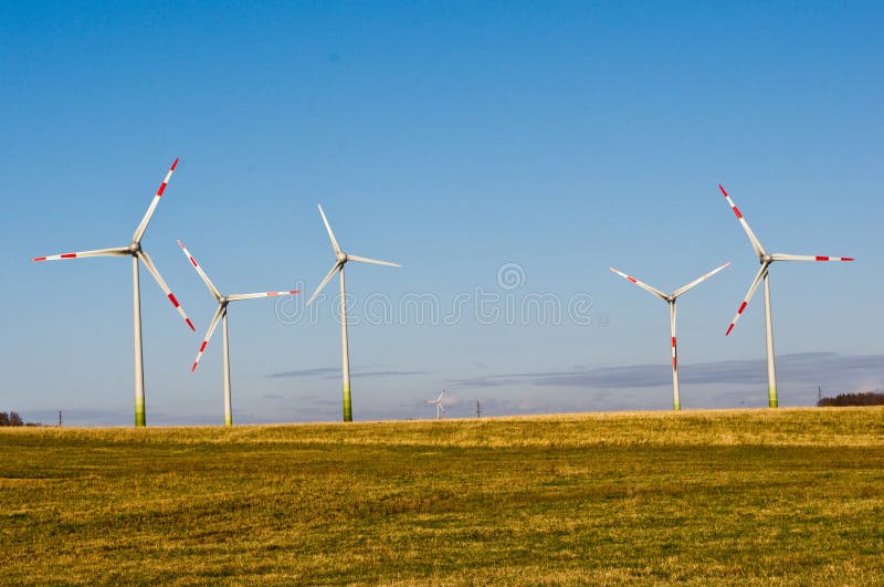 Windmills stock photo. Image of mills, technology, power 13917570
