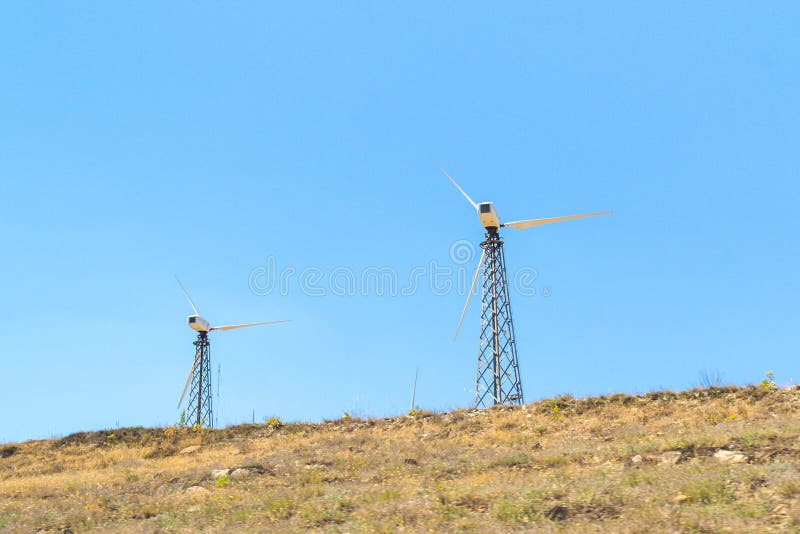 Windmills stock image. Image of farm, offshore, production 154403853
