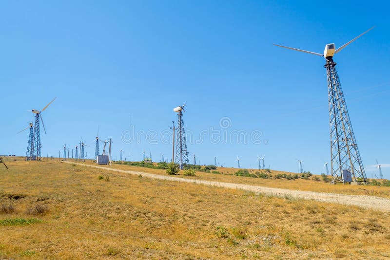 Windmills stock image. Image of windmills, global, renewable 154403857