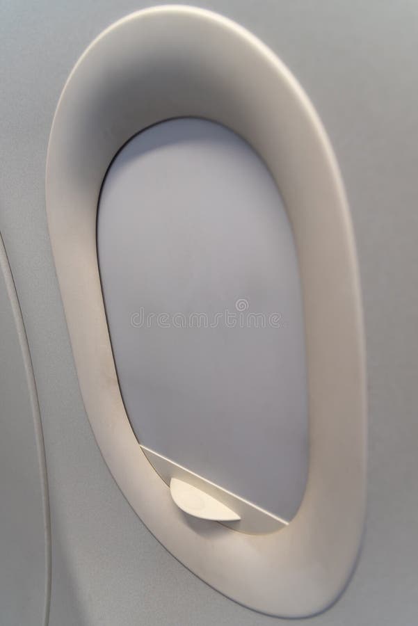 The window of the airplane. royalty free stock images