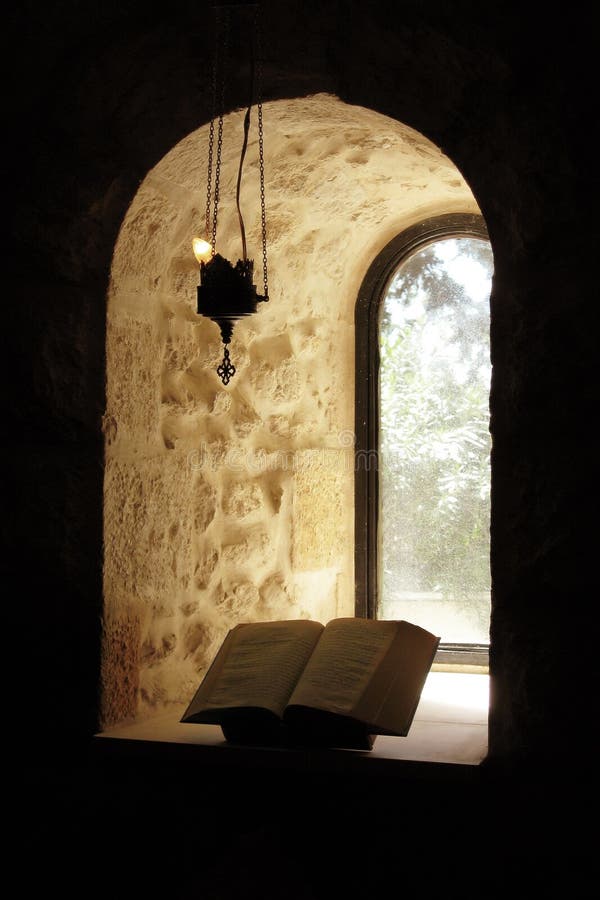 Window and bible; religion;crosses; life; old;hope;