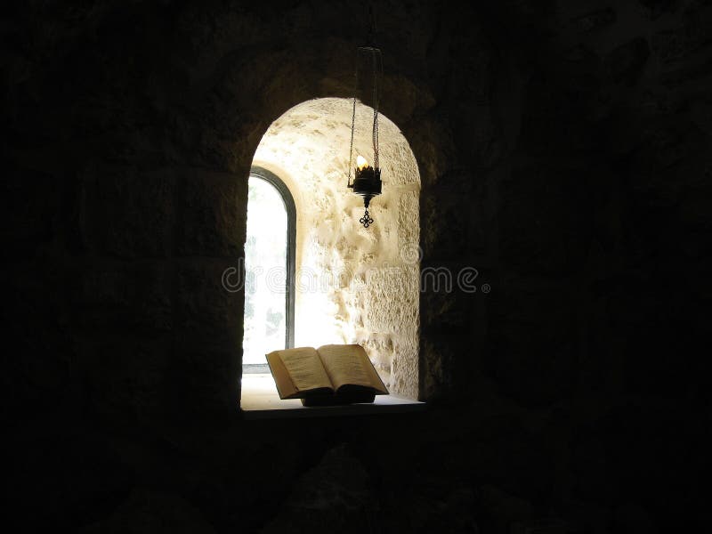 Window and bible; religion;crosses; life; old;hope;