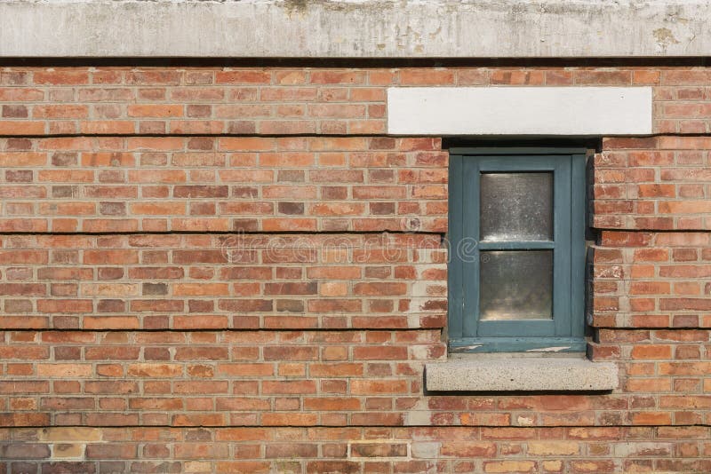 Window on brick wall stock photo. Image of style, facet - 113698018