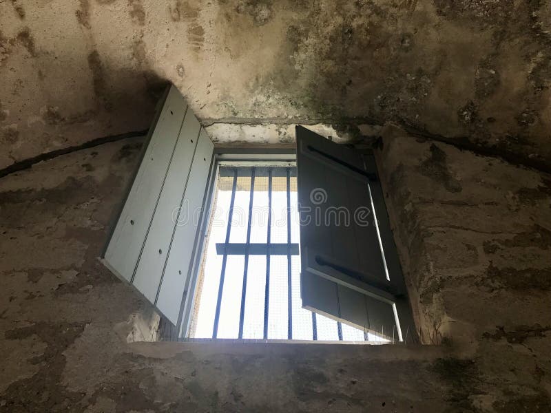 Window of a Cancel Prison in the oldest fort in the U.S.A