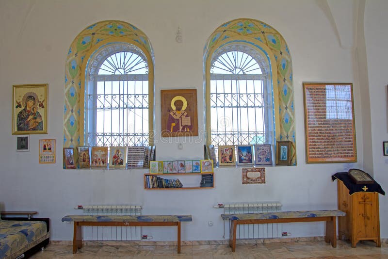 The Interior Of A Small Provincial Church The Interior
