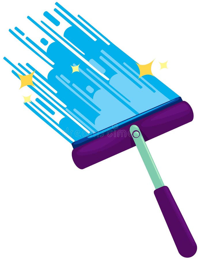Window cleaner stock illustration