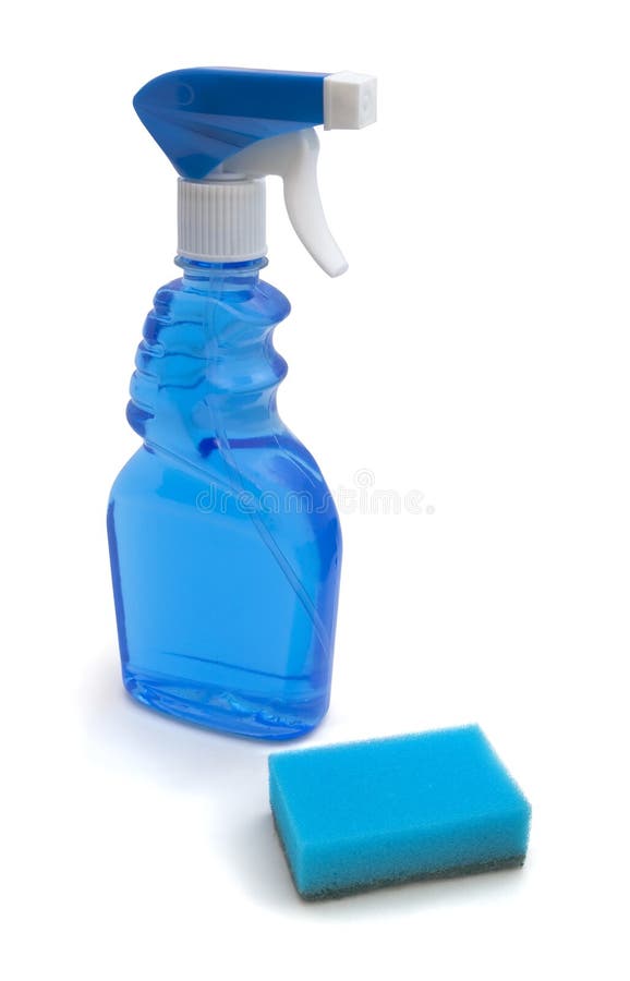 Windex Glass Cleaner On A White Background Stock Photo - Download