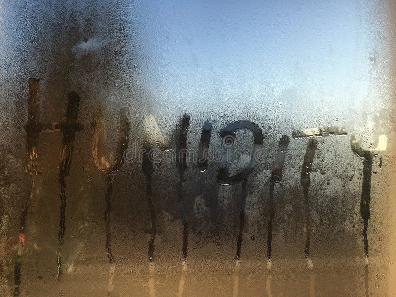 Window condensation, word humidity