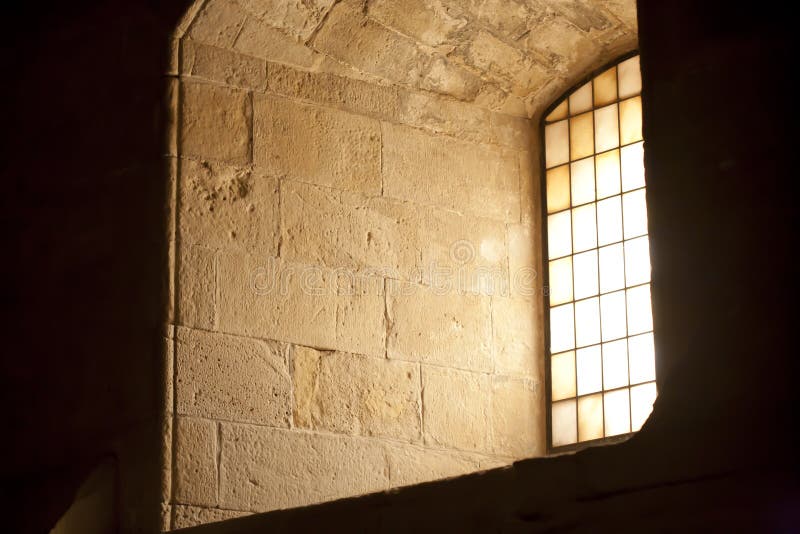 Window of a medieval church