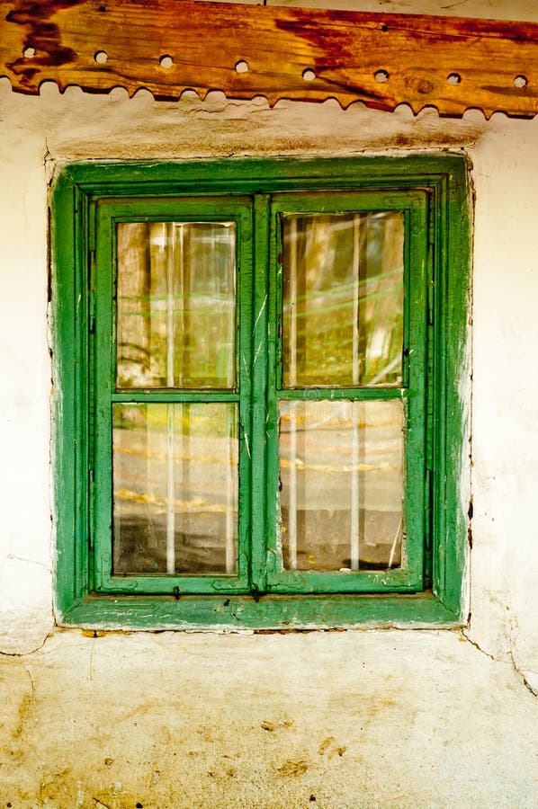 Old house window