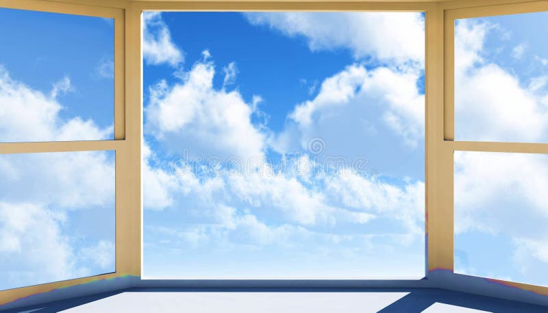 Window of opportunity vector illustration Window of opportunity vector illustration
