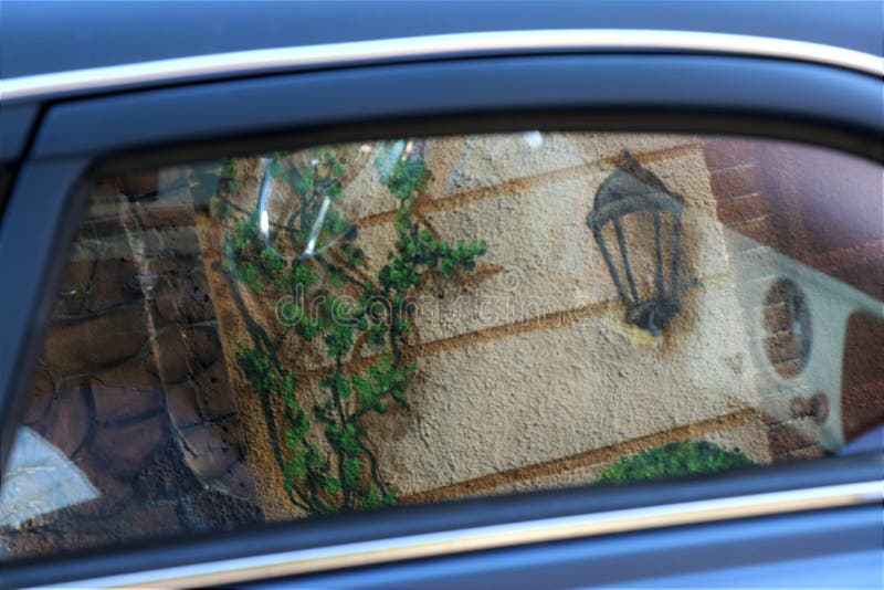 Detailed View of a Luxury Car, Door and Window. Stock Photo Image of