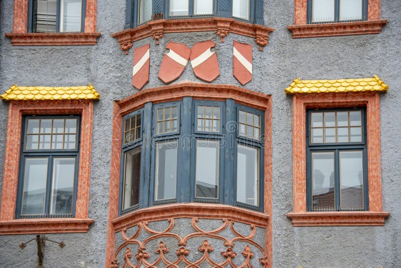Windows Facade stock photos