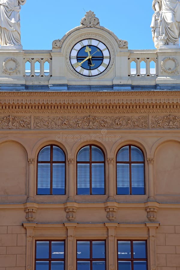 Windows Facade Vienna royalty free stock image